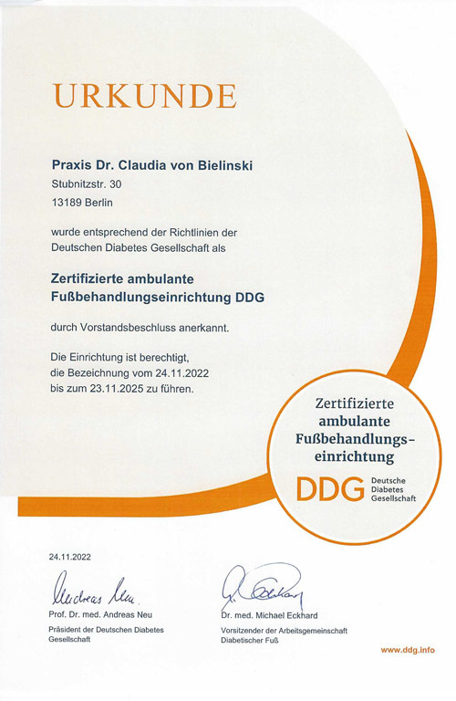 Ddg Urkunde Fuss (maerz 2023)